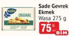 WASA SADE GEVREK EKMEK 275 G WASA SADE GEVREK EKMEK 275 G